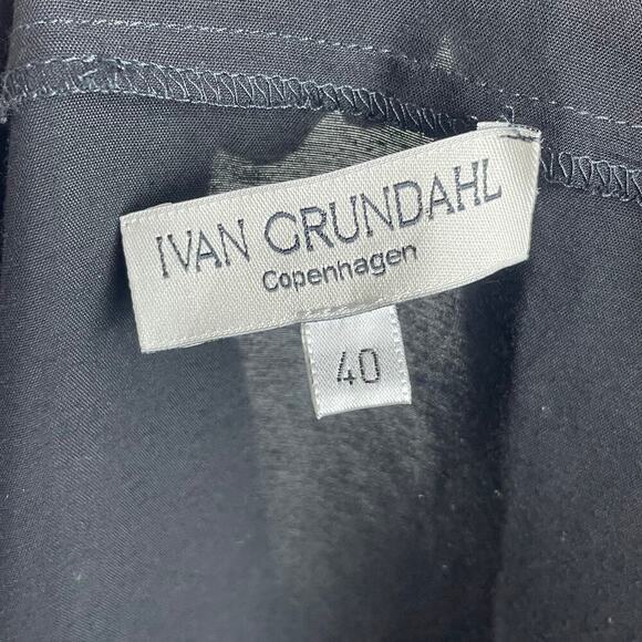 Ivan Grudahl Copenhagen Shrug Open Front Jersey Black Oversized Size 40 XL - Picture 2 of 4